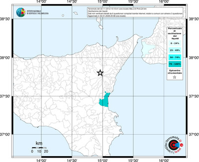Mappa territorio comunale con almeno 3 questionari
