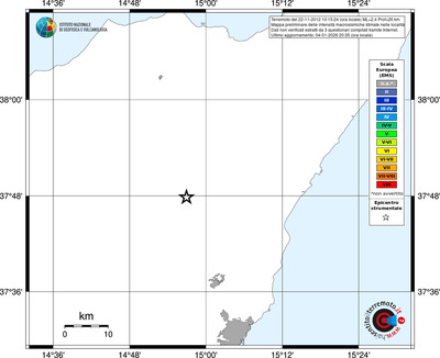 Mappa EMS - territori località