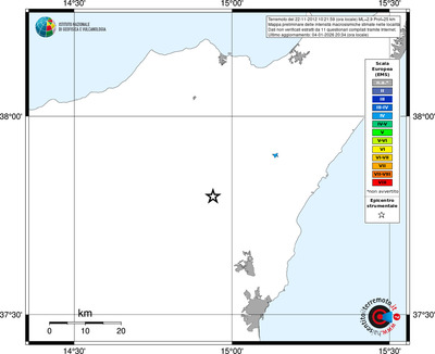 Mappa EMS - territori località