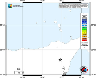 Mappa EMS - territori località