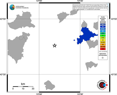 Mappa EMS - territori comuni