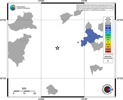 Mappa MCS - territori comuni