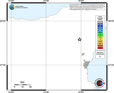 Mappa EMS - territori località