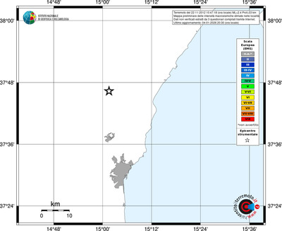 Mappa EMS - territori località