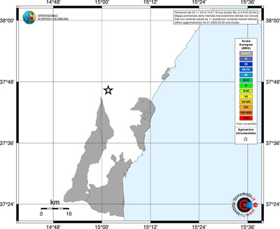 Mappa EMS - territori comuni