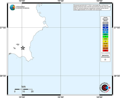 Mappa MCS - territori località