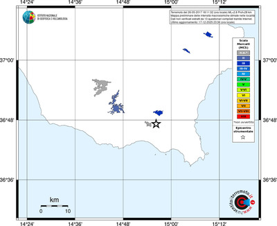 Mappa MCS - territori località