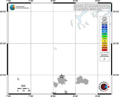 Mappa EMS - territori comuni