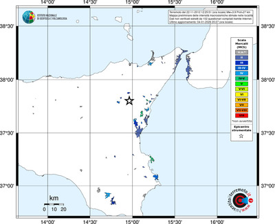 Mappa MCS - territori località