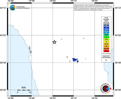 Mappa EMS - territori località