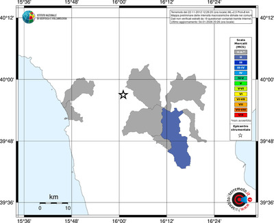 Mappa MCS - territori comuni