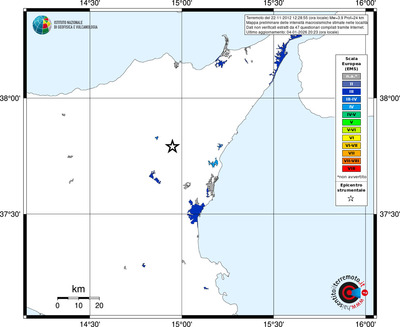 Mappa EMS - territori località