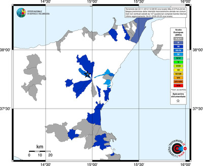 Mappa EMS - territori comuni