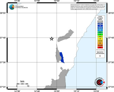 Mappa EMS - territori comuni