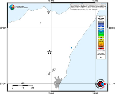 Mappa EMS - territori località