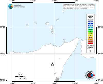 Mappa EMS - territori località