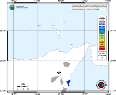 Mappa EMS - territori comuni