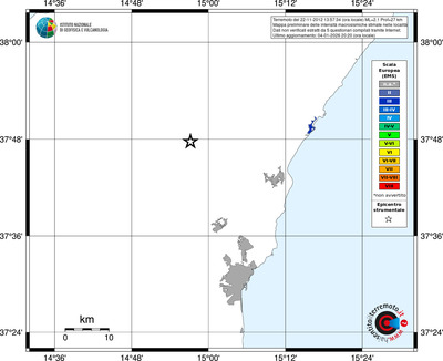 Mappa EMS - territori località