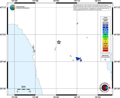 Mappa EMS - territori località