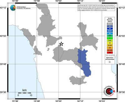 Mappa MCS - territori comuni