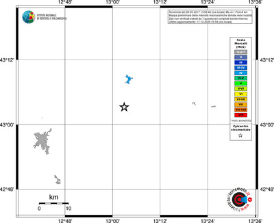 Mappa MCS - territori località