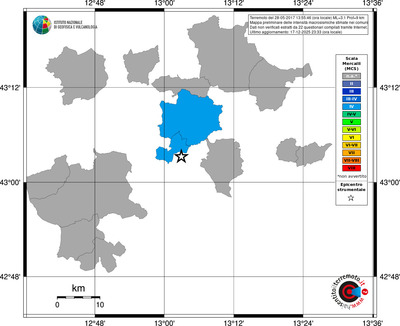 Mappa MCS - territori comuni