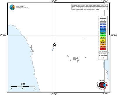 Mappa EMS - territori località