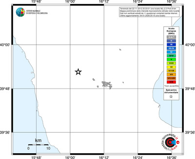 Mappa EMS - territori località