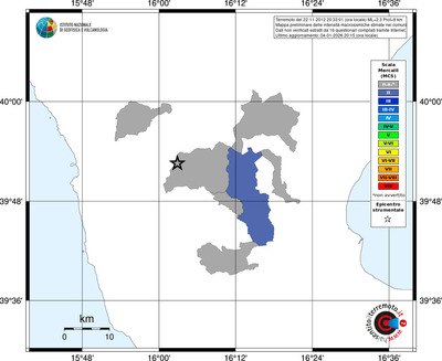 Mappa MCS - territori comuni