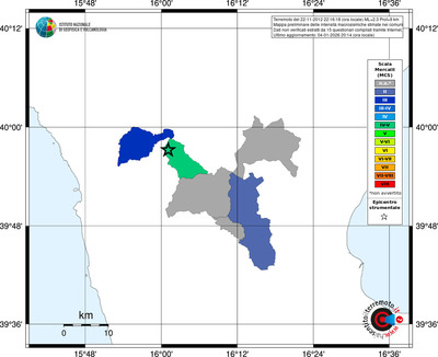 Mappa MCS - territori comuni