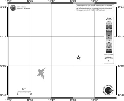 Mappa EMS - territori località