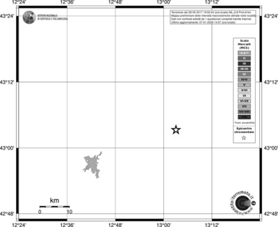 Mappa MCS - territori località