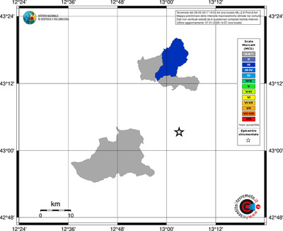 Mappa MCS - territori comuni