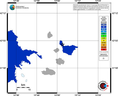 Mappa EMS - territori comuni