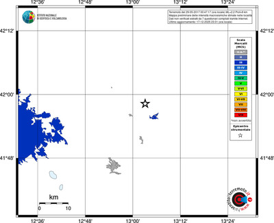 Mappa MCS - territori località