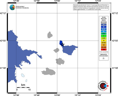 Mappa MCS - territori comuni