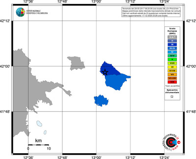 Mappa EMS - territori comuni
