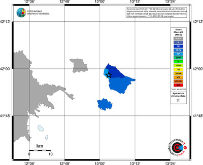 Mappa MCS - territori comuni