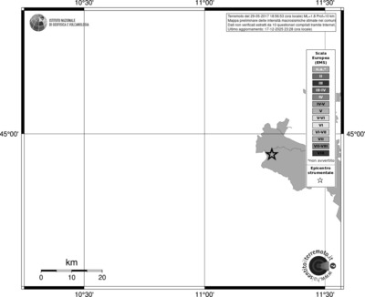 Mappa EMS - territori comuni
