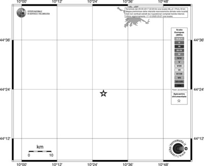 Mappa EMS - territori località