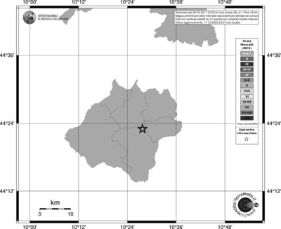 Mappa MCS - territori comuni