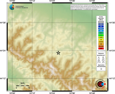 Mappa MCS - località