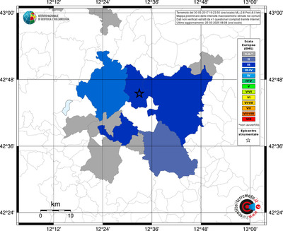 Mappa EMS - territori comunali