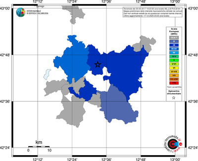 Mappa EMS - territori comuni