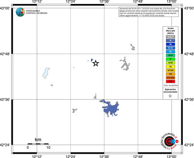 Mappa MCS - territori località