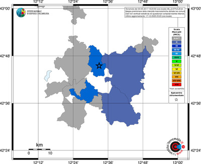 Mappa MCS - territori comuni