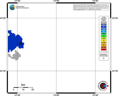 Mappa EMS - territori comuni