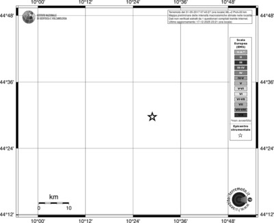 Mappa EMS - territori località