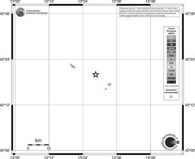 Mappa EMS - territori località