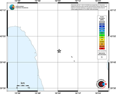 Mappa EMS - territori località
